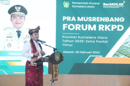 Buka Musrenbang RKPD 2025 Zona Pantai Timur, Pj Guberunur Sumut Sebut Sejumlah Isu Strategis